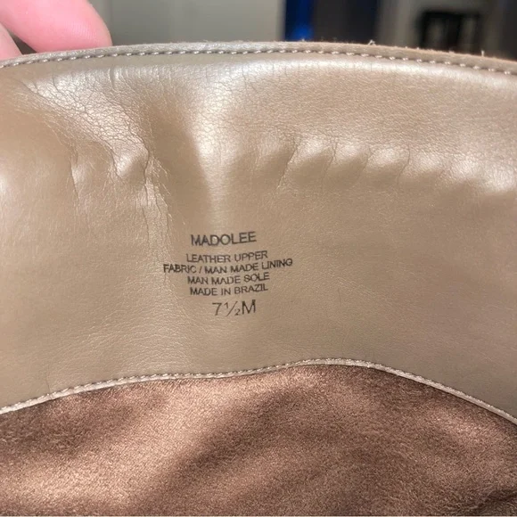 Vince Camuto “Madolee” Taupe Suede Over-the-Knee Block Heel Boots - Picture 12 of 16